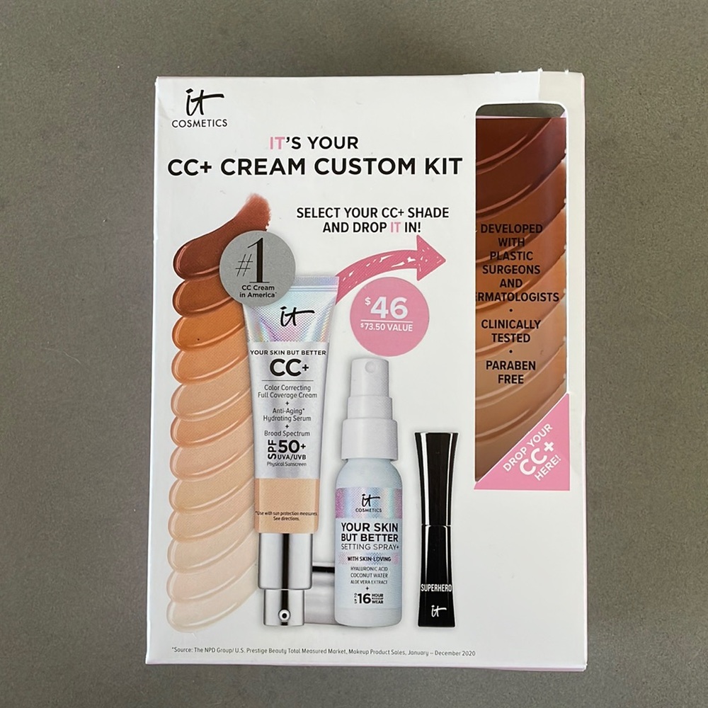 BRAND NEW it Cosmetics CC+ Cream Custom Kit